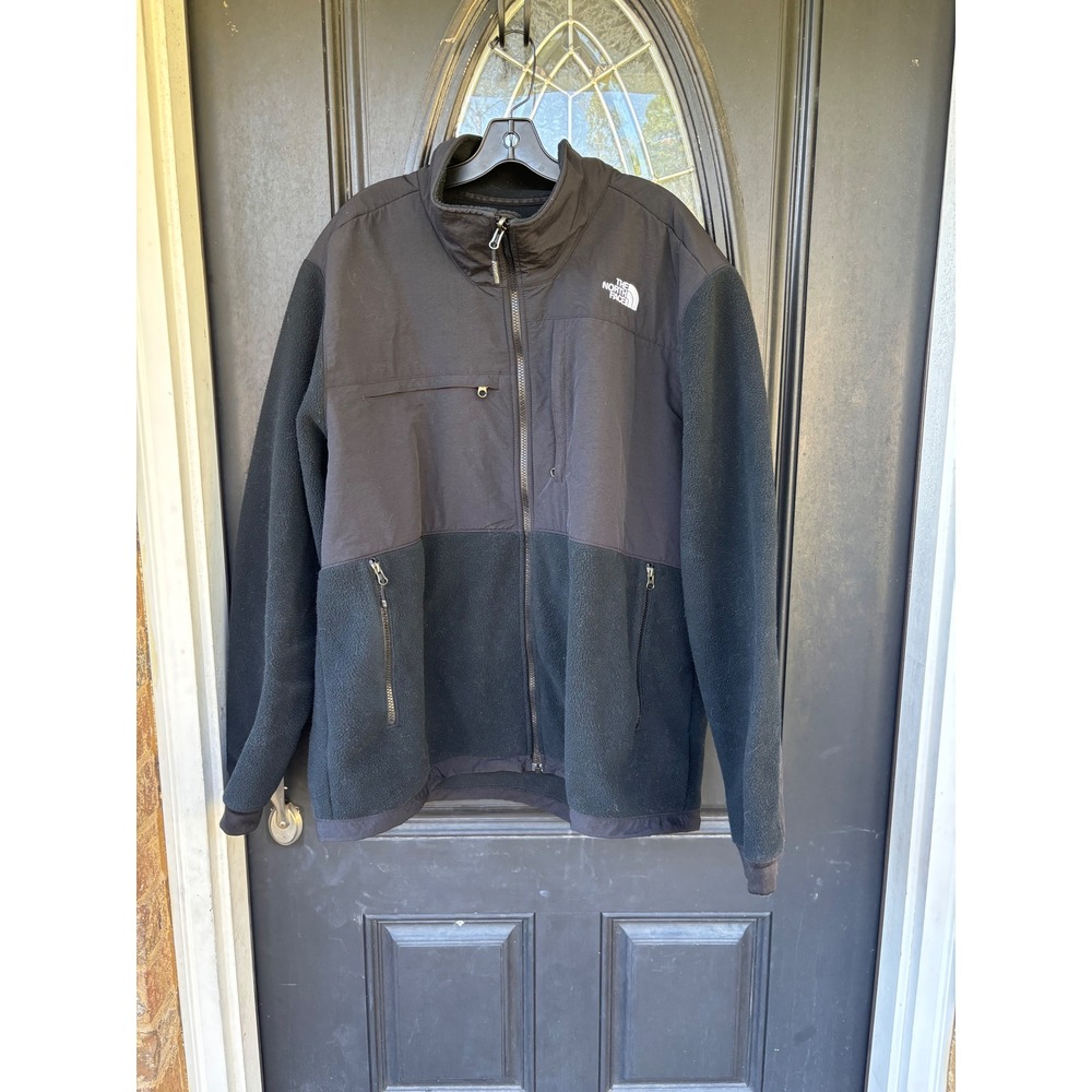 The North Face Mens Denali 2 Fleece Jacket Black XXL NF0A3RW7 Full Zip